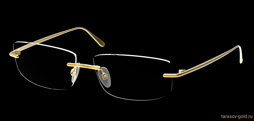 DOCTOR-01 Мужские ювелирные очки,  ювелирные оправы для очков из золота